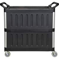 Chariot utilitaire, 3 tiers, 19-3/4" x 37-1/2" x 40-1/4", Capacit&eacute; 250 lb Pathway Supply LP