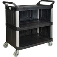 Chariot utilitaire, 3 tiers, 19-3/4" x 37-1/2" x 40-1/4", Capacit&eacute; 250 lb Pathway Supply LP