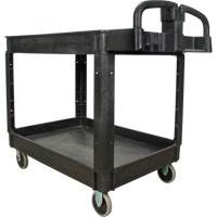Utility Cart, 2 Tiers, 25-5/8" x 33-1/2" x 43-3/4", 550 lbs. Capacity Pathway Supply LP