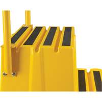 Escabeau industriel, 4 marches, 44" x 22-1/4" x Hauteur 65-1/8" Pathway Supply LP