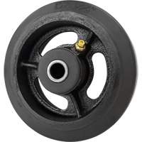 Mold-On Rubber Wheel, 5'' (127 mm) Dia. x 1-1/2" (38 mm) W, 400 lbs. (181 kg.) Capacity Pathway Supply LP