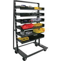 Single-Sided Heavy Duty A-Frame Cart with 6 Trays, 38" x 25" x 63", 2500 lbs. Capacity Pathway Supply LP