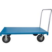 Heavy-Duty Platform Truck, 48" L x 24" W, 1200 lbs. Capacity, Flat Free Casters Pathway Supply LP