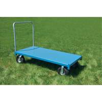 Heavy-Duty Platform Truck, 48" L x 24" W, 1200 lbs. Capacity, Flat Free Casters Pathway Supply LP