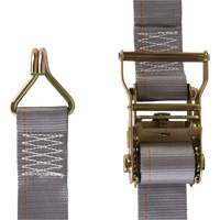 Tendeur d'arrimage utilitaire robuste, Crochet en J, 2" la x 16' lo, Charge d'utilisation 500 lb (227 kg) Pathway Supply LP