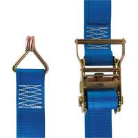 Tendeur d'arrimage utilitaire robuste, Crochet en J, 2" la x 20' lo, Charge d'utilisation 500 lb (227 kg) Pathway Supply LP