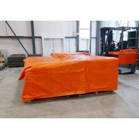B&acirc;ches isol&eacute;es, Poly&eacute;thyl&egrave;ne, Orange, 20' x 12' x 8 mils Pathway Supply LP