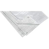 B&acirc;che isol&eacute;e, Poly&eacute;thyl&egrave;ne, Blanc, 20' x 12' x 8 mils Pathway Supply LP