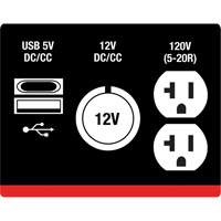 Inverter Generator, 2500 W Surge, 1800 W Rated, 4.2 L Tank Pathway Supply LP
