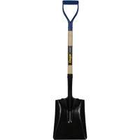 Square Point Shovel, Hardwood, Tempered Steel Blade, D-Grip Handle, 41-1/2" Long Pathway Supply LP