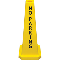 "No Parking" Lamba Traffic Cones, English Pathway Supply LP