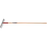 R&acirc;teau &agrave; niveler, Manche Bois, 14-3/4" la, Lame Acier durci, 16 dents Pathway Supply LP