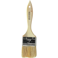 Chip Paint Brush, White China, Wood Handle, 1/2" Width Pathway Supply LP