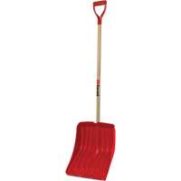 Alpine Snow Shovel, Polypropylene Blade, 13-9/10" Wide, D-Grip Handle, Wearstrip Included Pathway Supply LP