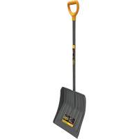 Pro Snow Shovel, Polypropylene Blade, 13-7/8" Wide, D-Grip Handle Pathway Supply LP