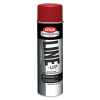 Industrial Line-Up&reg; Pavement Striping Paint, Red, 18 oz., Aerosol Can Pathway Supply LP