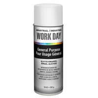 Peinture industrielle Work Day, Blanc, Brillant, 10 oz, Canette a&eacute;rosol Pathway Supply LP