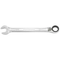 Long Pattern Reversible Ratcheting Combination Wrench, 7/16", Chrome Finish Pathway Supply LP