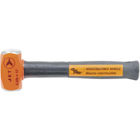 Indestructible Handle Sledge Hammer, 2.5 lbs., 12", Tubular Steel Handle Pathway Supply LP