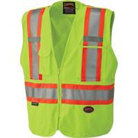 6936 Veste de s&eacute;curit&eacute; d&eacute;tachable en 5 points, Jaune lime haute visibilit&eacute;, 2T-Grand, Polyester Pathway Supply LP