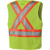 6936 Veste de s&eacute;curit&eacute; d&eacute;tachable en 5 points, Jaune lime haute visibilit&eacute;, 2T-Grand, Polyester Pathway Supply LP