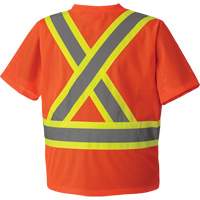5994 T-shirt de s&eacute;curit&eacute; haute visibilit&eacute;, Polyester, 2T-Grand, Orange haute visibilit&eacute; Pathway Supply LP
