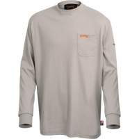 333 Chemise en coton &agrave; manches longues ignifuge, 2T-Grand, Gris Pathway Supply LP