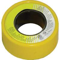PFTE Gas Thread Sealant Tape, 236" L x 1/2" W, Yellow Pathway Supply LP