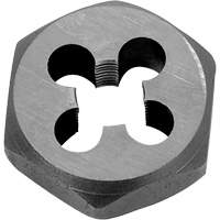 Hexagon Rethreading Bolt Die, 11/16" Dia., 5/16"-18 Thread, Chromium Steel Pathway Supply LP