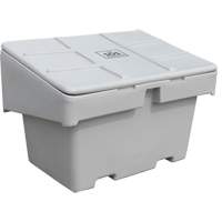 Salt Sand Container SOS, 48" x 33" x 34", 18.5 cu. Ft., Grey Pathway Supply LP