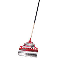 Multi-Purpose Lawn Rake, 20" Blade, 20 Tines, Hardwood Handle, Steel Blade Pathway Supply LP
