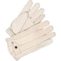 Gants classiques de cordeur, 10, Paume Cuir fleur de vache, Doubleure Molleton Pathway Supply LP