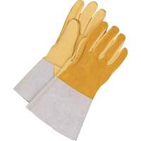 Welder Gloves, Grain Deerskin, Size Large Pathway Supply LP