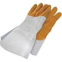 Gander Brand Reverse Grain TIG Welder Gloves, Grain Deerskin, Size 10 Pathway Supply LP