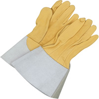 Gander Brand Reverse Grain TIG Welder Gloves, Grain Deerskin, Size 10 Pathway Supply LP