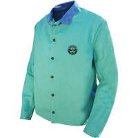 Veste de soudage Gander Brand Banox FR, Coton/Cuir, 2T-Grand, Vert Pathway Supply LP