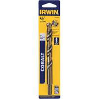 Foret court &agrave; usage intensif, Acier rapide au cobalt, 1/2", 6" lo, 1-1/2" Cannelure, 135° Angle Pathway Supply LP