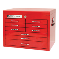 Coffre sup&eacute;rieur de s&eacute;rie PRO+, 26" la, 9 tiroirs, Rouge Pathway Supply LP