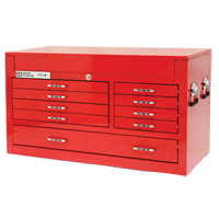 Coffre sup&eacute;rieur de s&eacute;rie PRO+, 42" la, 9 tiroirs, Rouge Pathway Supply LP