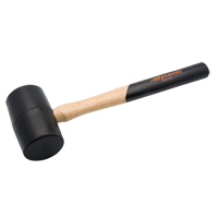 Rubber Mallet, 1 lbs., Wood Handle, 11-3/4" L Pathway Supply LP