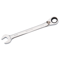 Reversible Combination Ratcheting Wrench, 12 Point, 3/8", Chrome Finish Pathway Supply LP
