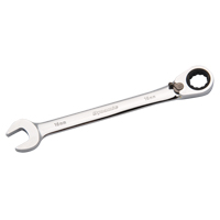 Reversible Combination Ratcheting Wrench, 12 Point, 8mm, Chrome Finish Pathway Supply LP