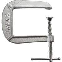 Light-Duty C-Clamp, 3" (76 mm) Capacity, 4-1/2" (114 mm) Throat Depth Pathway Supply LP
