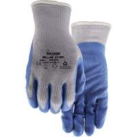 Stealth Blue Chip Coated Gloves, Large, Rubber Latex Coating, 10 Gauge, Polyester Shell Pathway Supply LP