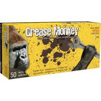 Grease Monkey&reg; Gloves, Large, Nitrile, 8-mil, Powder-Free, Black Pathway Supply LP