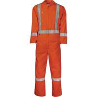 Westex UltraSoft&reg; Unlined Contractor Coveralls, Size 2X-Large, Orange, 8.7 cal/cm² Pathway Supply LP