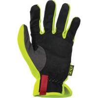 FastFit&reg; High-Visibility Work Gloves, Synthetic Palm, Size Medium/9 Pathway Supply LP