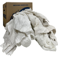 Wiper Rags Box, Terrycloth, White, 10 lbs. Pathway Supply LP