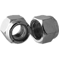 NTU Thin Heavy Series Locknut Nylon Insert, 3/4"-10 Dia., Zinc Plated Pathway Supply LP