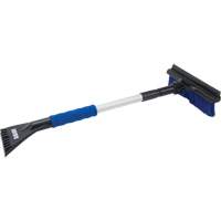 Snow Brush, Telescopic, Polypropylene Blade, 32-1/2" Long, Blue Pathway Supply LP